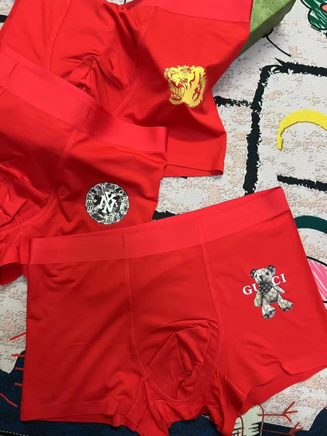Gucci Modal Men's Boxer Briefs - 3-Piece Box