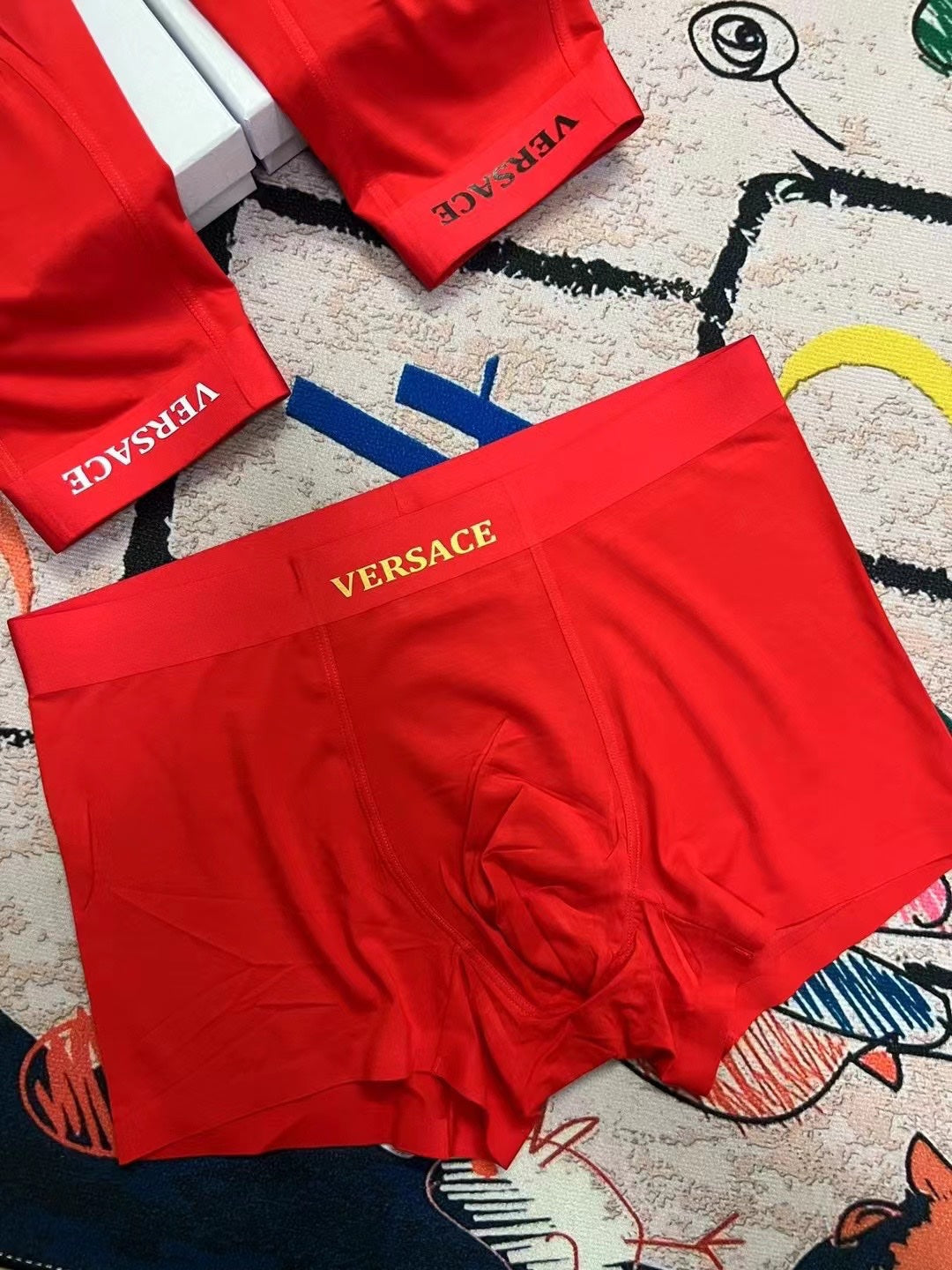 Versace Modal Men's Boxer Briefs - 3-Piece Box