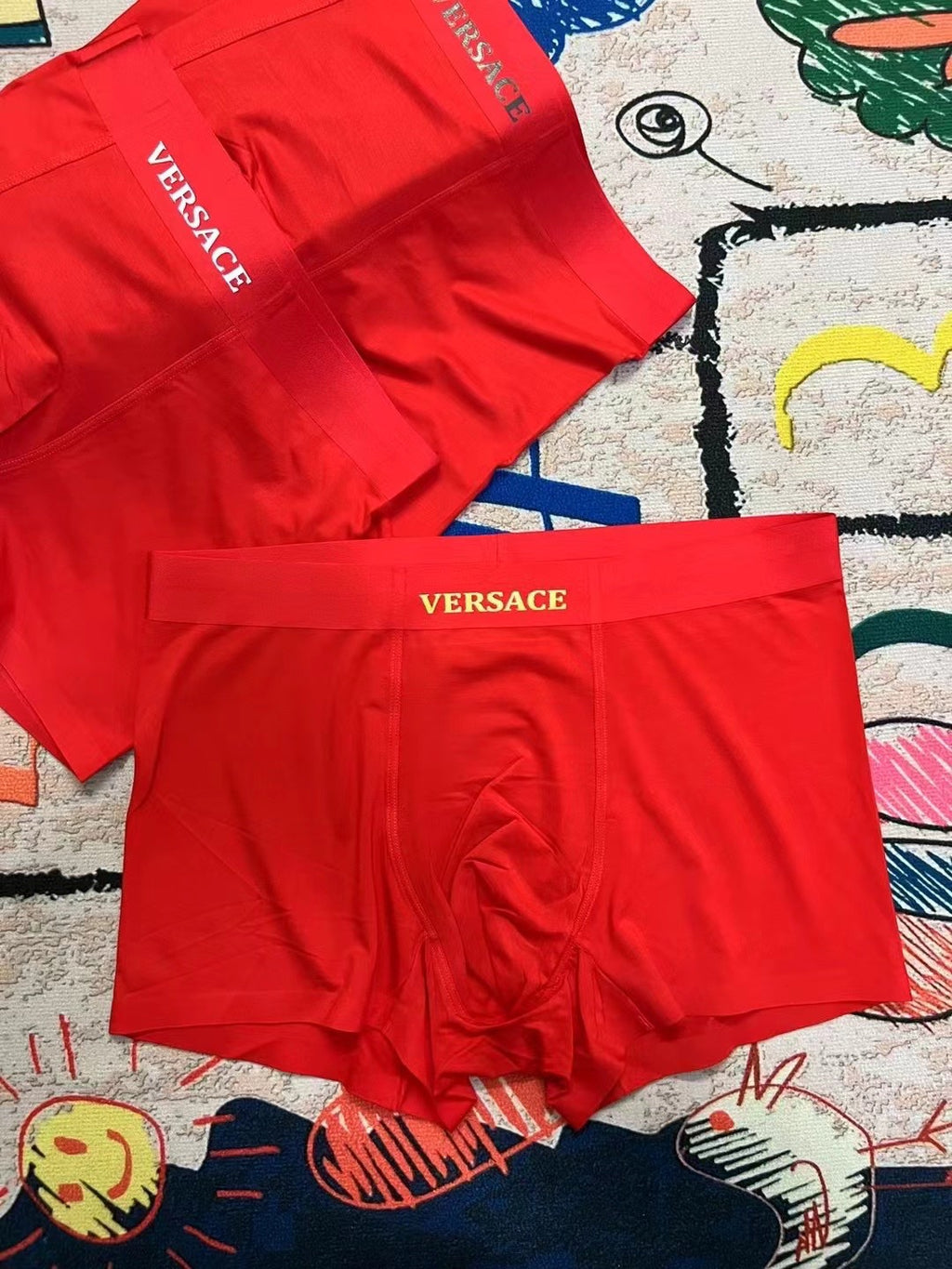 Versace Modal Men's Boxer Briefs - 3-Piece Box
