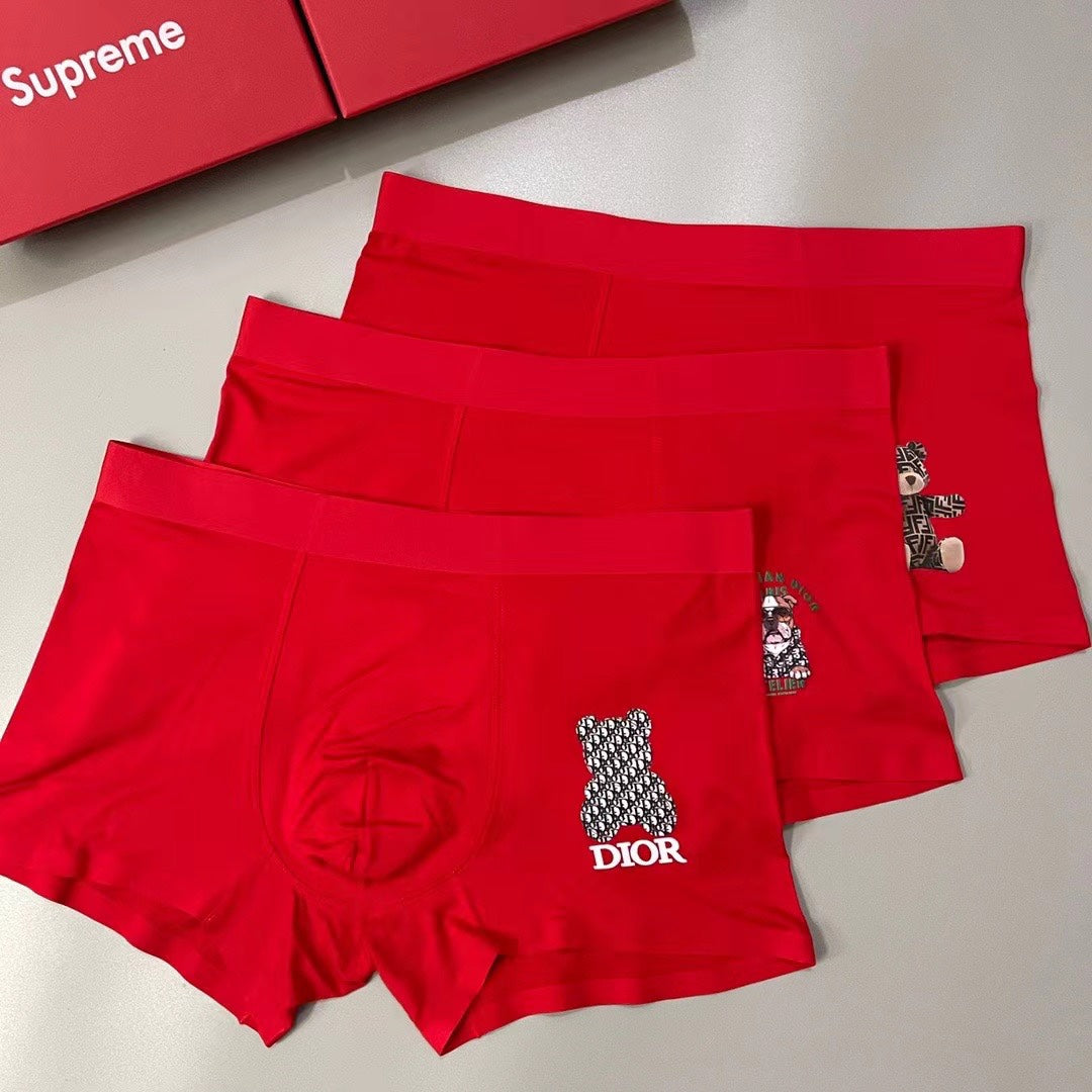 Modal Men's Boxer Briefs - 3-Piece Box