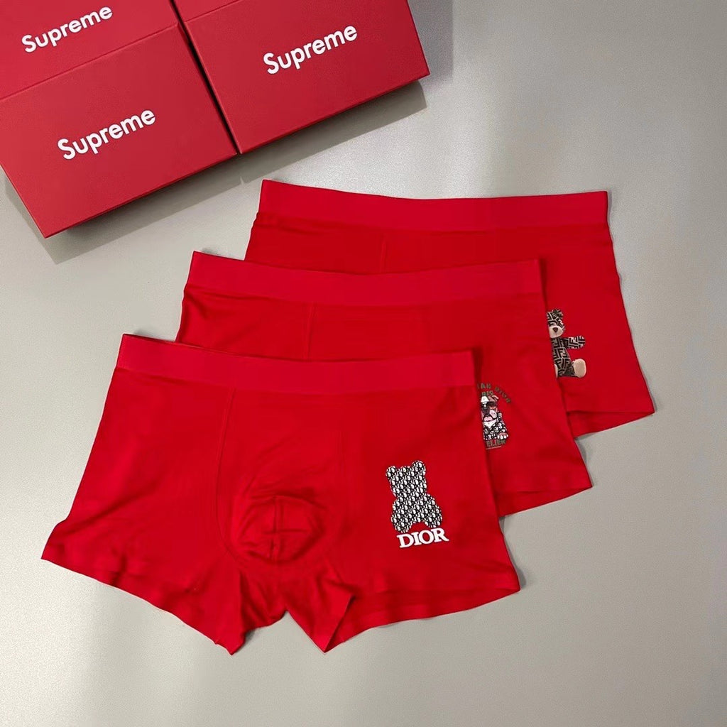 Modal Men's Boxer Briefs - 3-Piece Box