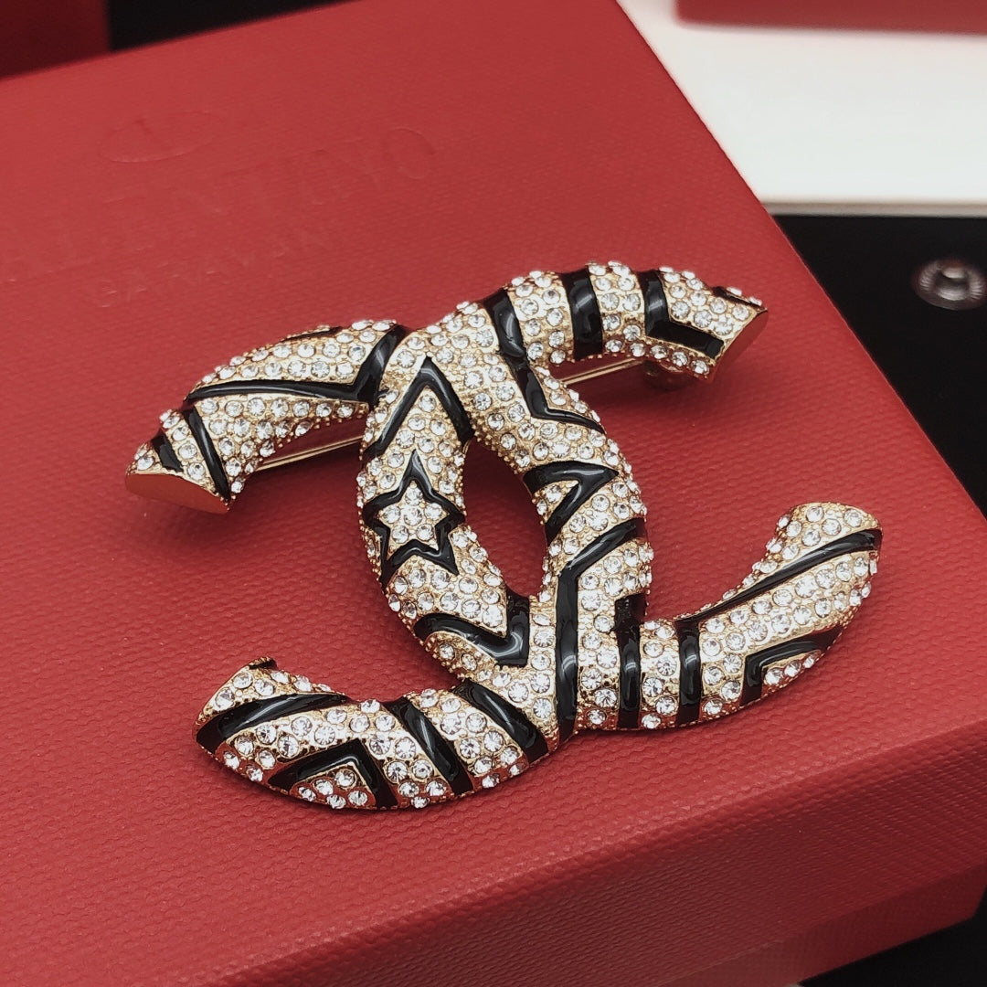 Star Brooch in Gold-Tone styled product view