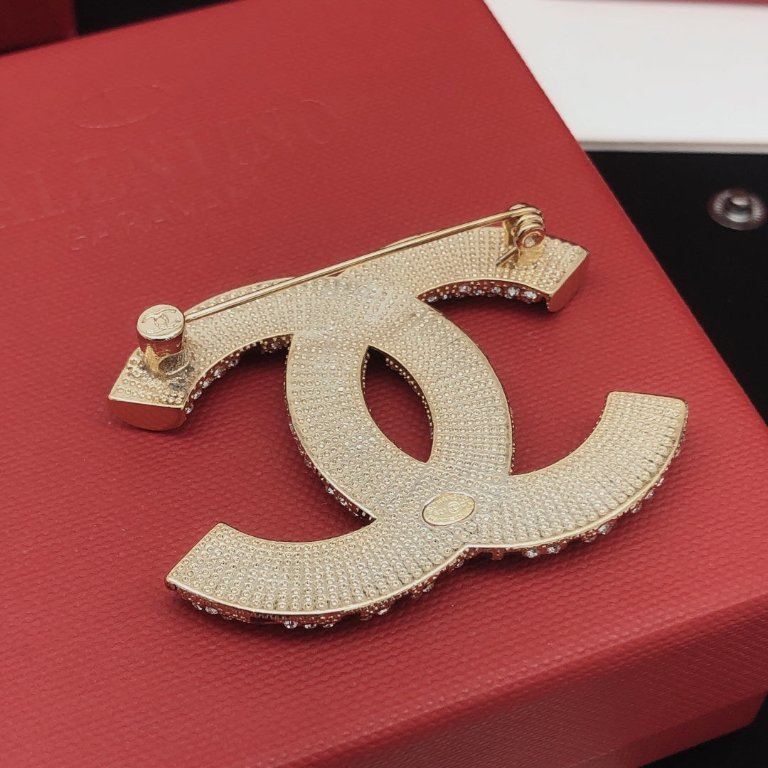 Star Brooch in Gold-Tone main product view