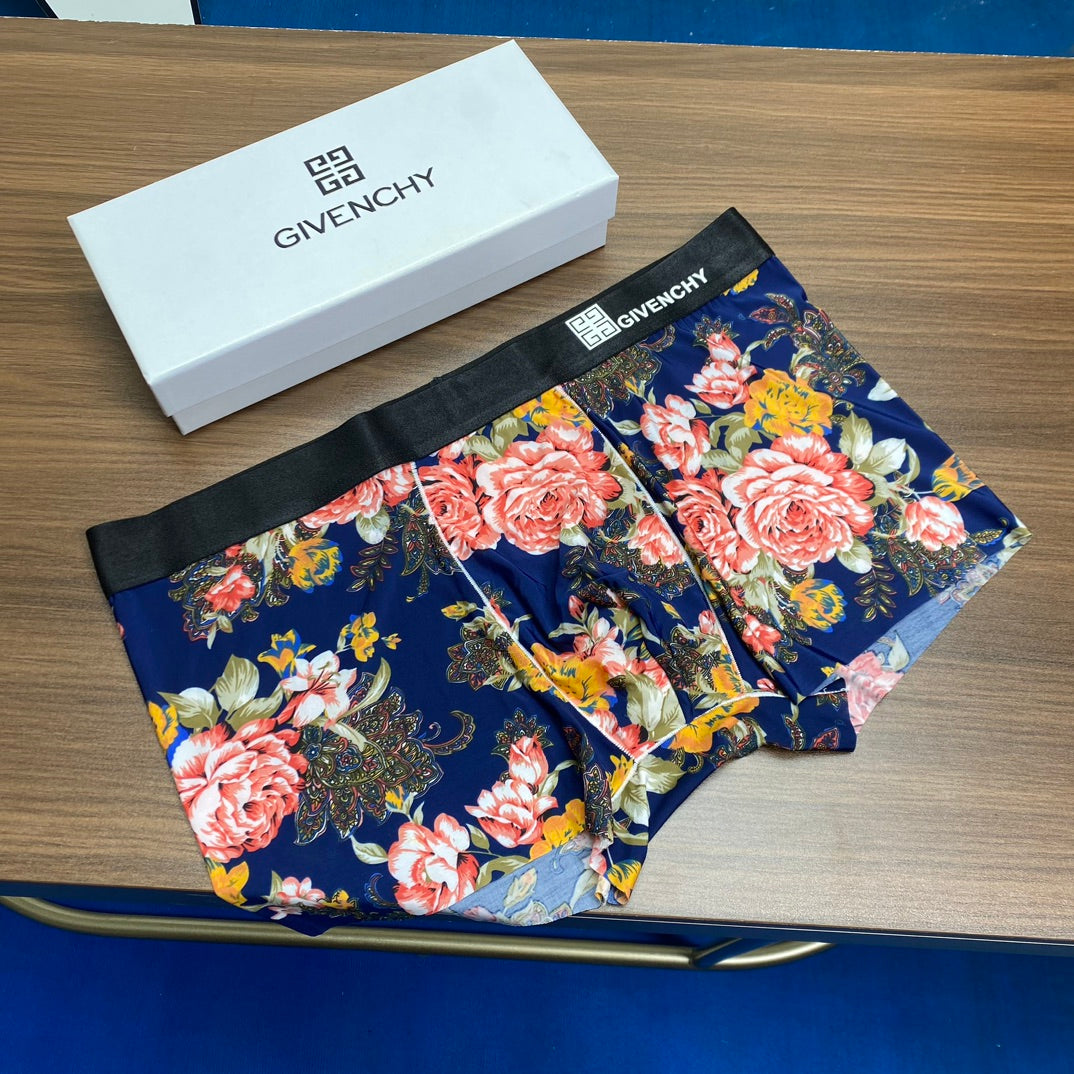 Givenchy Bold Logo Waistbands Men's Boxer Briefs - 3-Piece Box