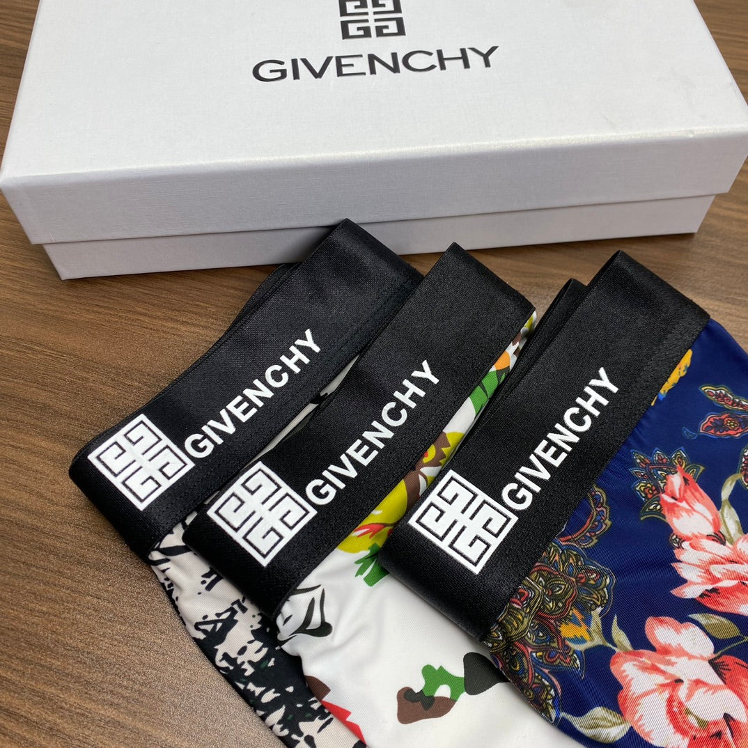 Givenchy Colourful Floral Prints Men's Boxer Briefs - 3-Piece Box