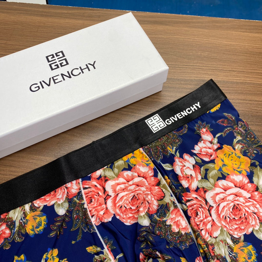 Givenchy Bold Logo Waistbands Men's Boxer Briefs - 3-Piece Box