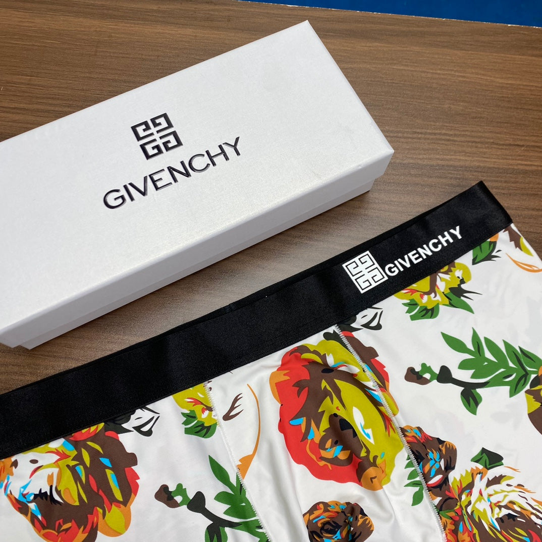 Givenchy Bold Logo Waistbands Men's Boxer Briefs - 3-Piece Box