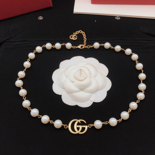 Geometric Emblem Pendant Necklace in Gold-Tone – Design 012 main product view
