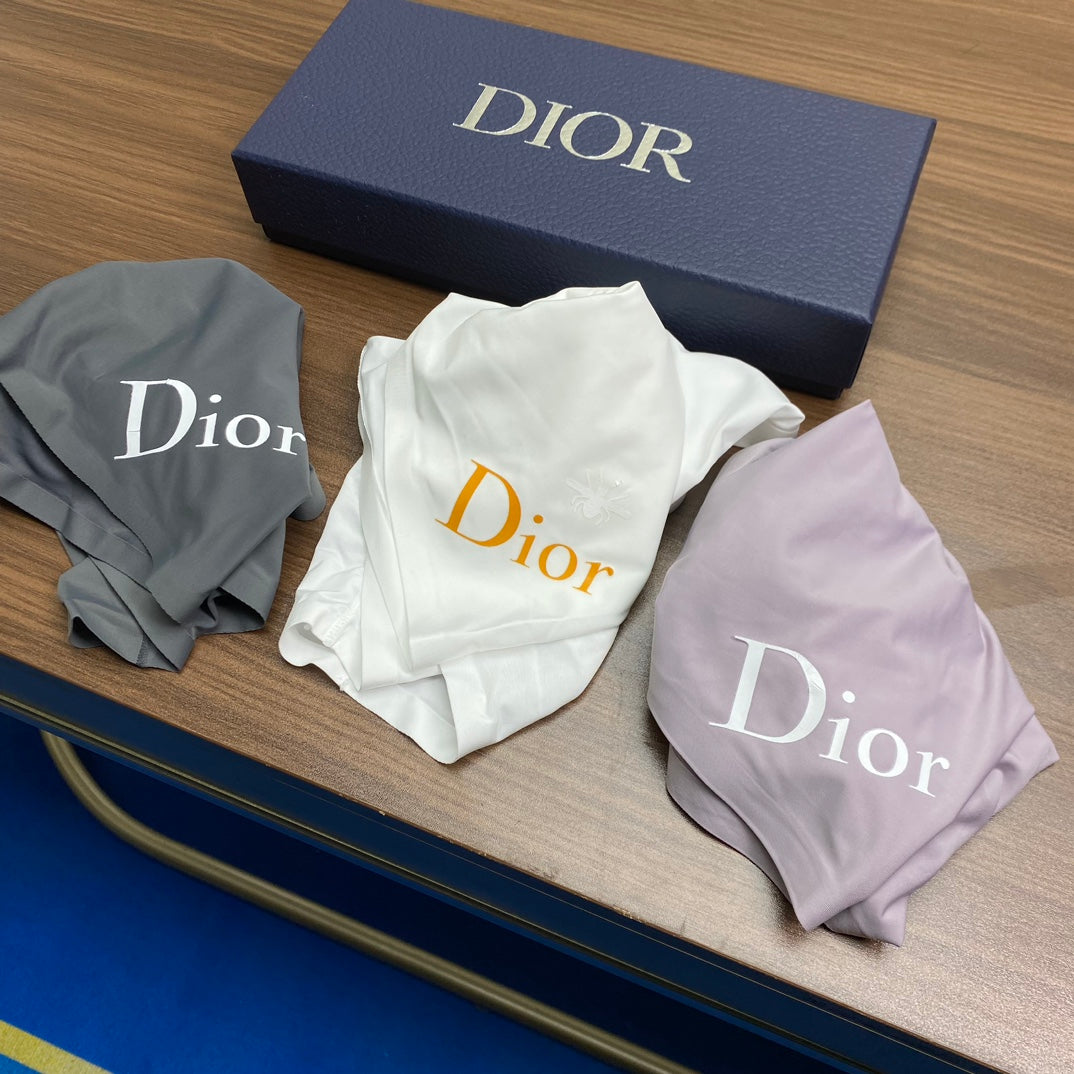 Dior Large Contrast Wordmarks Men's Boxer Briefs - 3-Piece Box