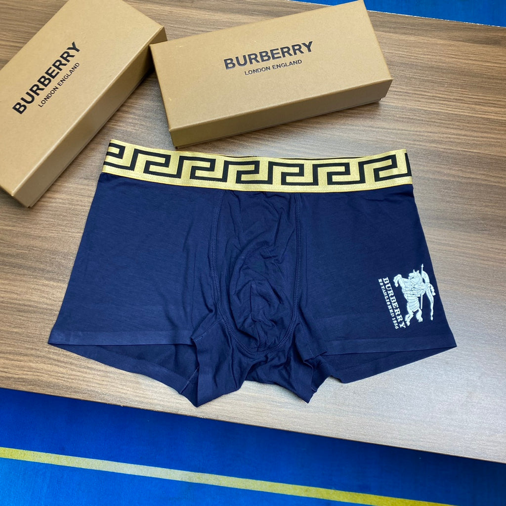 Burberry Bold Lettering Men's Trunk Underwear - 3-Piece Box