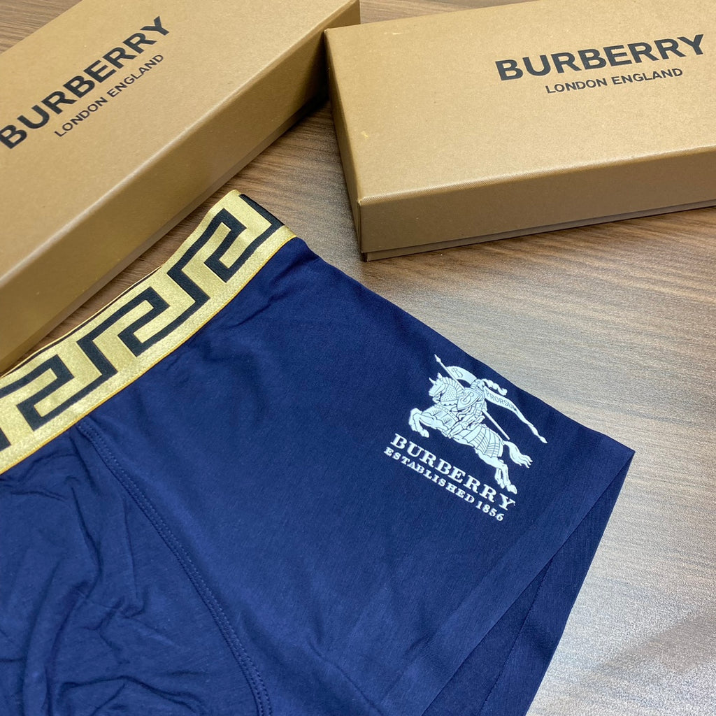 Burberry Modal Greek-Key-Style Waistbands And Horse Graphics Men's Boxer Briefs - 3-Piece Box