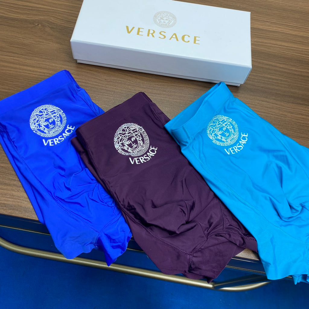 Versace Ice-Silk Men's Boxer Briefs - 3-Piece Box