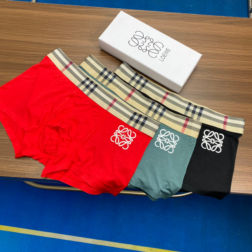Loewe Modal Men's Boxer Briefs - 3-Piece Box
