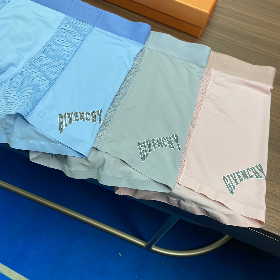 Givenchy Ice-Silk Men's Boxer Briefs - 3-Piece Box