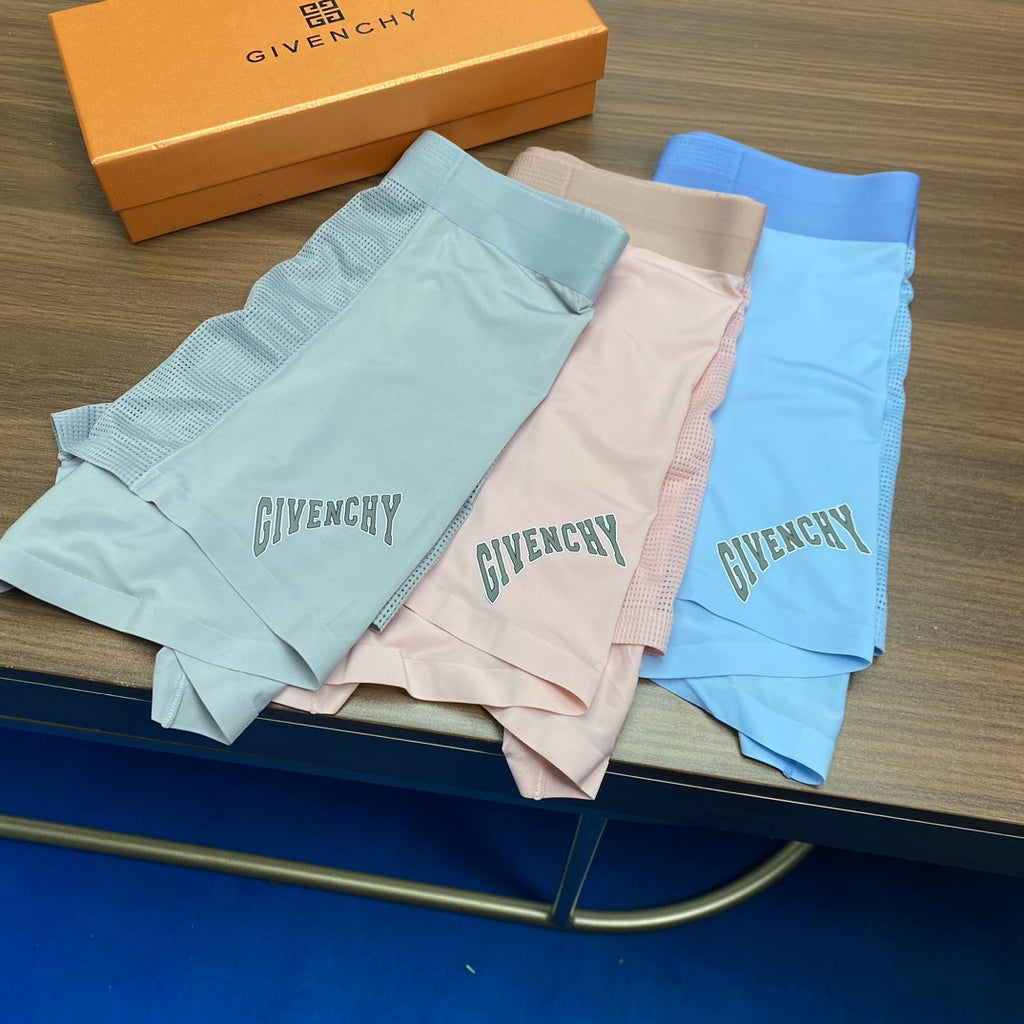 Givenchy Ice-Silk Men's Boxer Briefs - 3-Piece Box