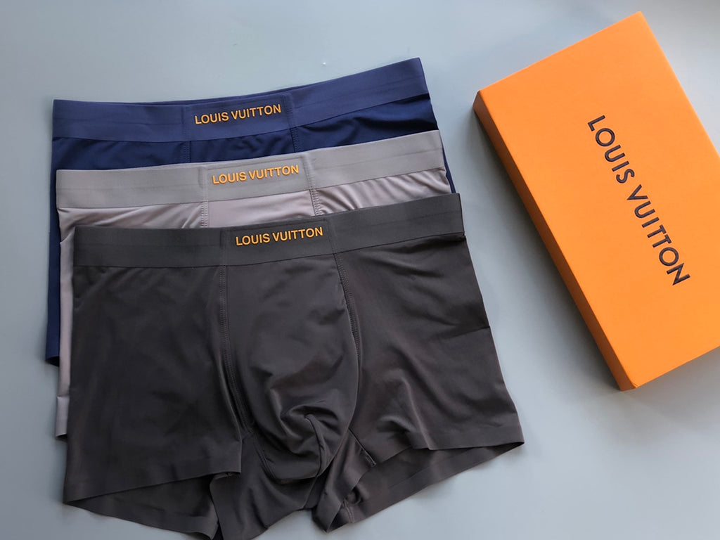 Louis Vuitton Pastel Colour Tonal Waistbands Men's Boxer Briefs - 3-Piece Box