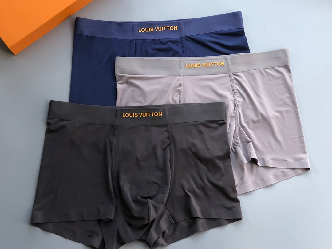 Louis Vuitton Pastel Colour Tonal Waistbands Men's Boxer Briefs - 3-Piece Box