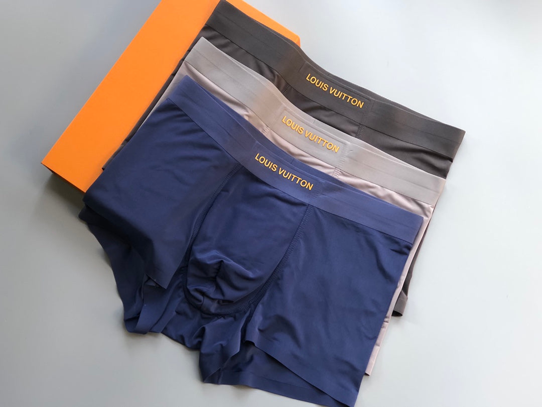 Louis Vuitton Pastel Colour Tonal Waistbands Men's Boxer Briefs - 3-Piece Box