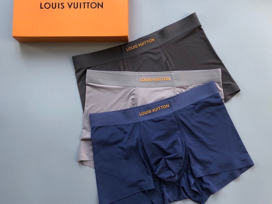 Louis Vuitton Pastel Colour Tonal Waistbands Men's Boxer Briefs - 3-Piece Box