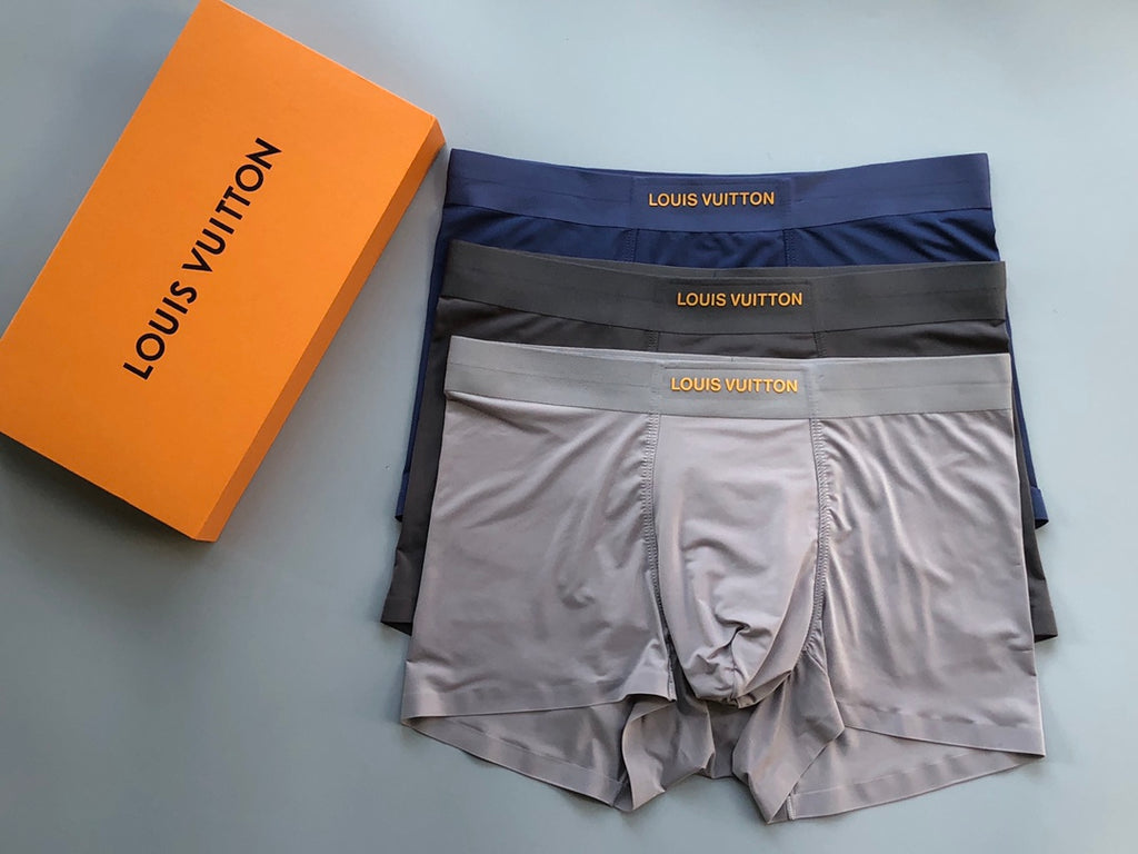 Louis Vuitton Pastel Colour Tonal Waistbands Men's Boxer Briefs - 3-Piece Box