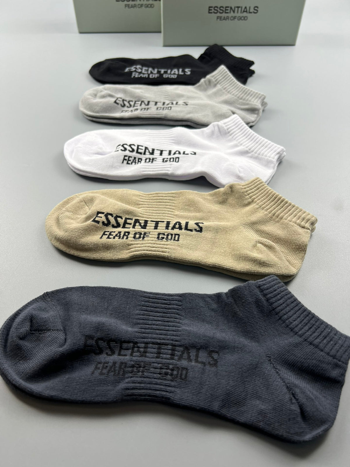 Cotton Short Socks - 5-Pair Pack