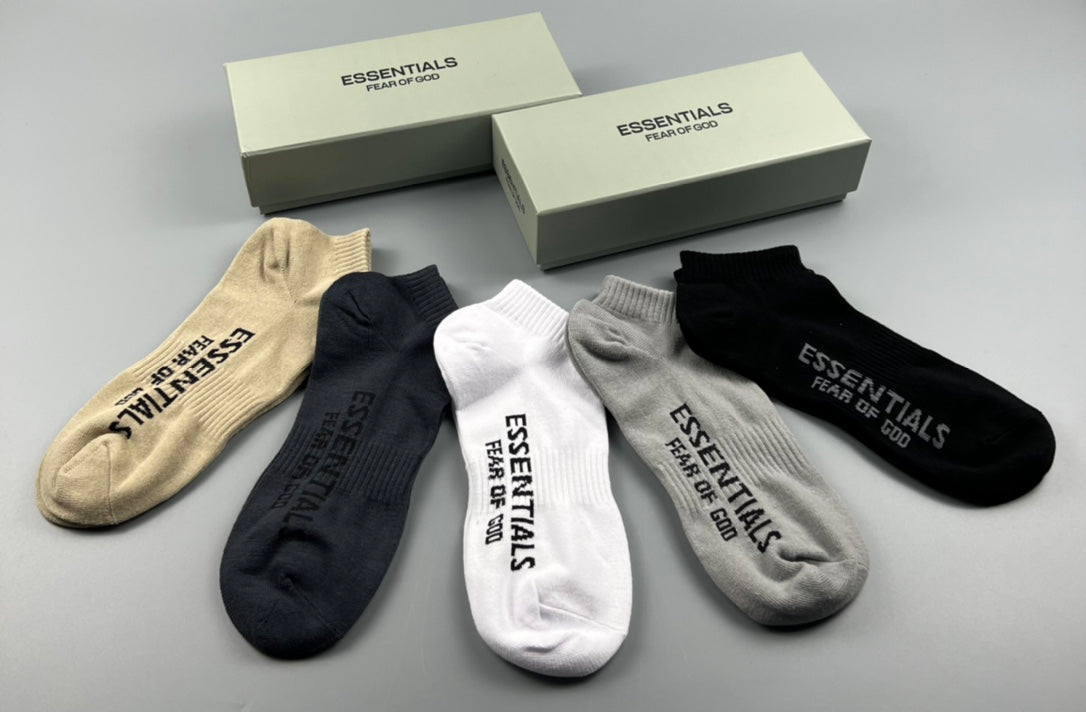 Cotton Crew Socks - 5-Pair Pack