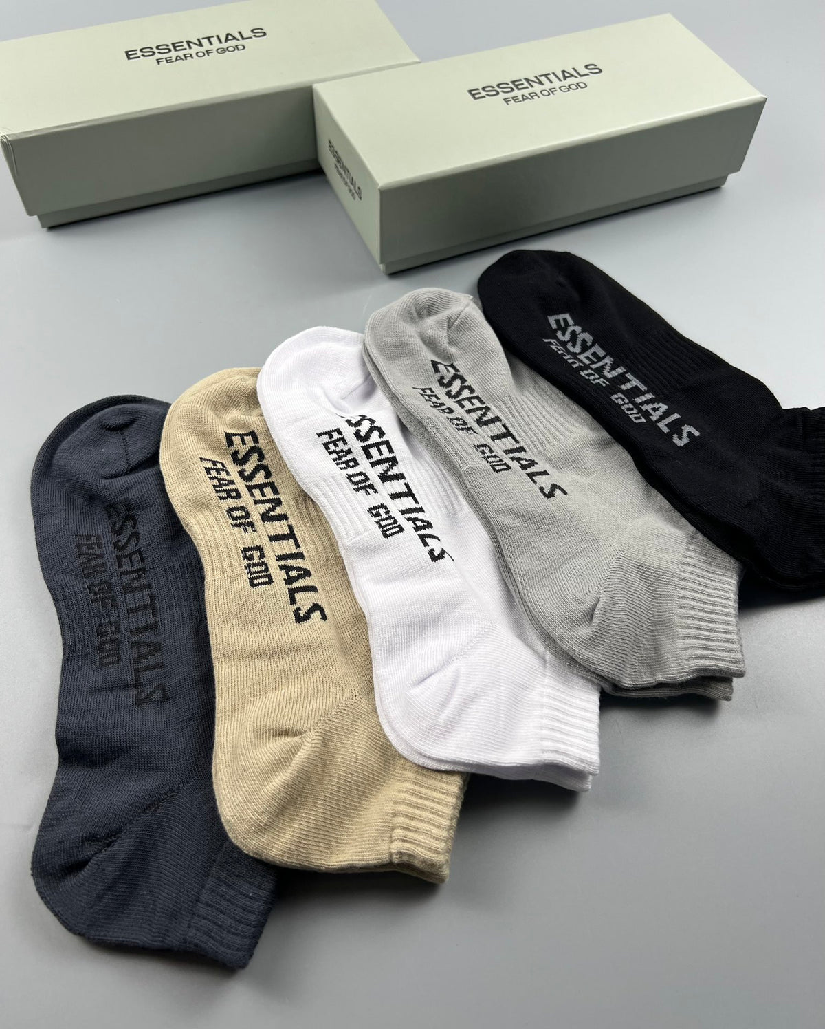 Cotton Short Socks - 5-Pair Pack