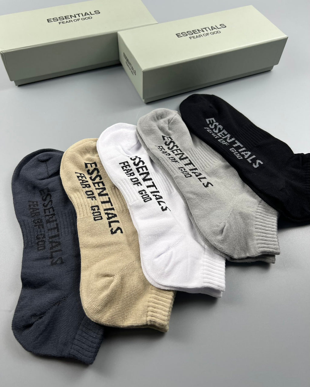 Essentials Cotton Crew Socks - 5-Pair Pack
