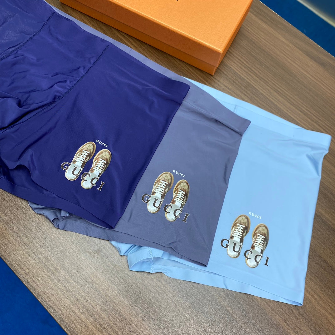Gucci Ice-Silk Men's Boxer Briefs - 3-Piece Box