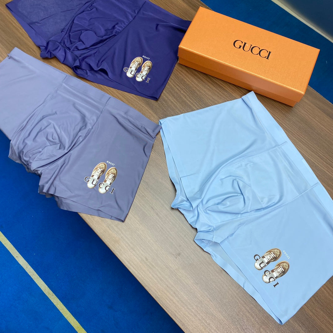 Gucci Ice-Silk Men's Boxer Briefs - 3-Piece Box