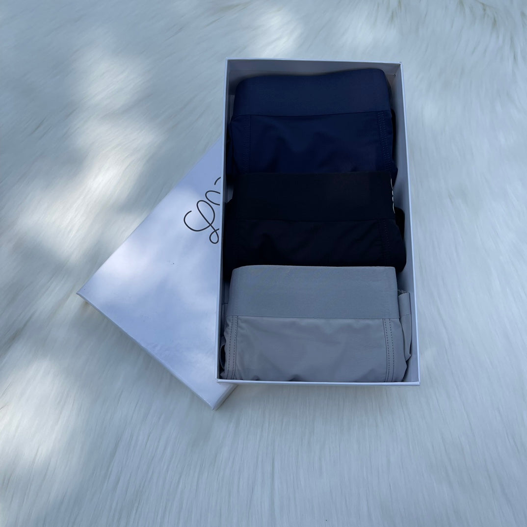 Loewe Clean Wordmark Waistbands Men's Boxer Briefs - 3-Piece Box