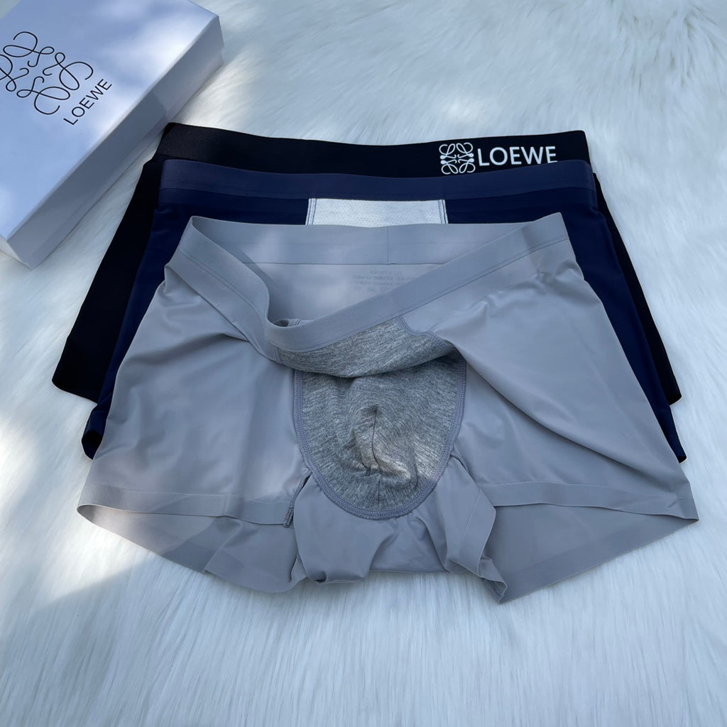 Loewe Clean Wordmark Waistbands Men's Boxer Briefs - 3-Piece Box