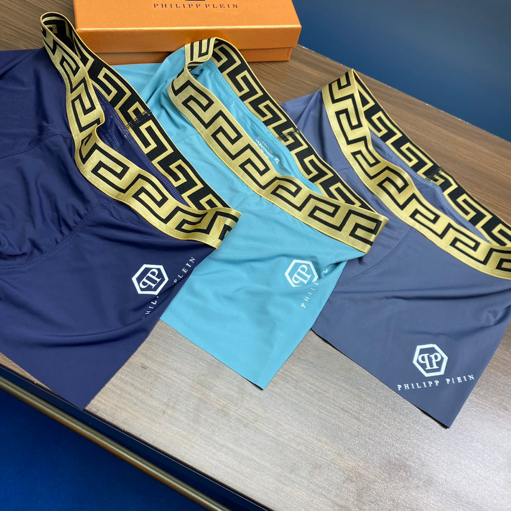 Unbranded Ice-Silk Men's Boxer Briefs - 3-Piece Box - Sizes L-XXXL