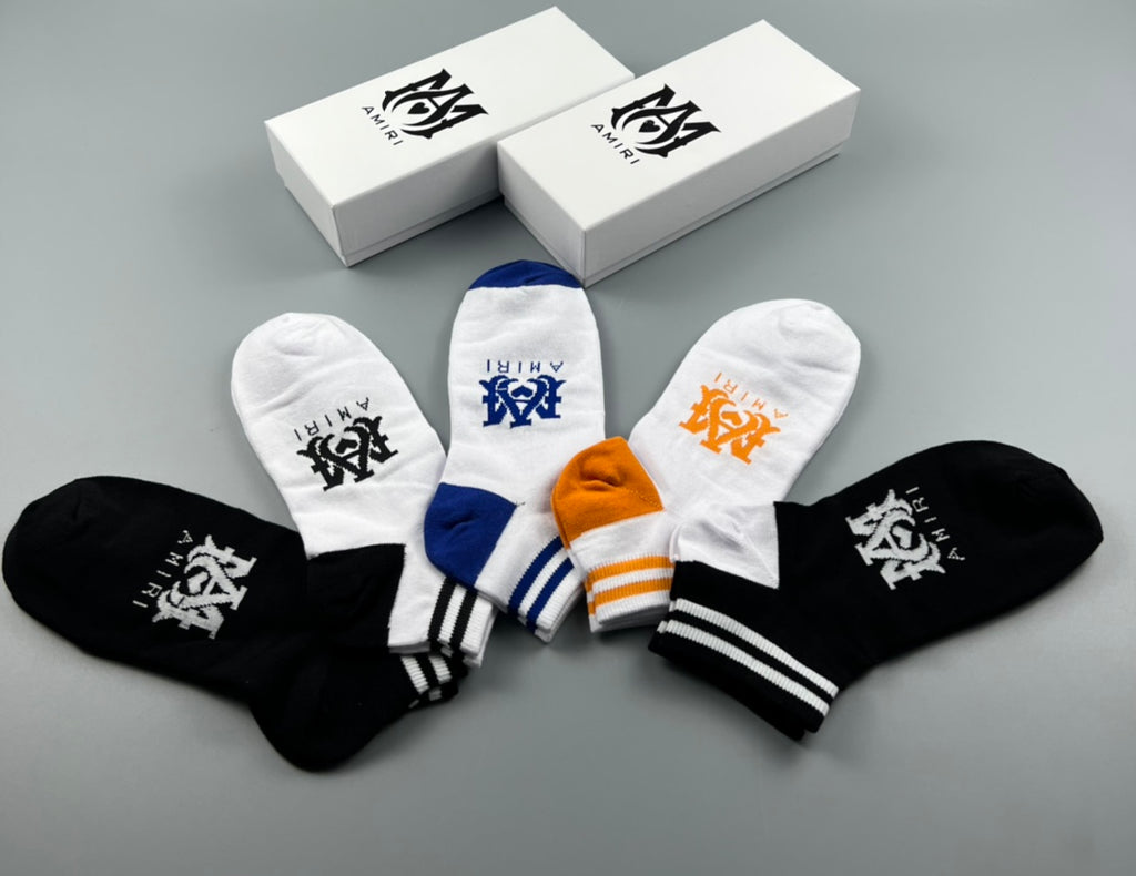 Cotton Short Socks - 5-Pair Pack