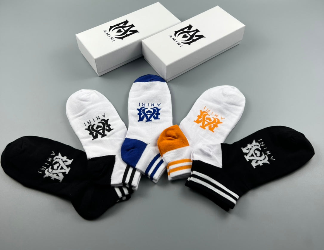 Cotton Short Socks - 5-Pair Pack