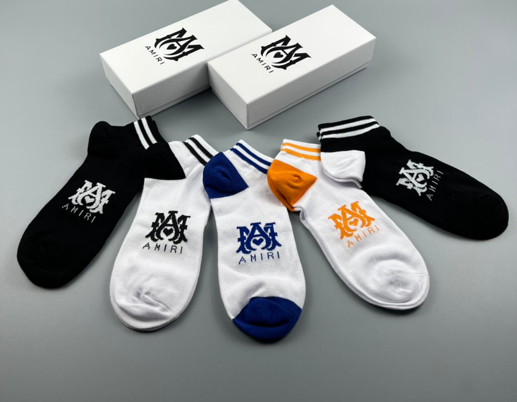 Cotton Short Socks - 5-Pair Pack