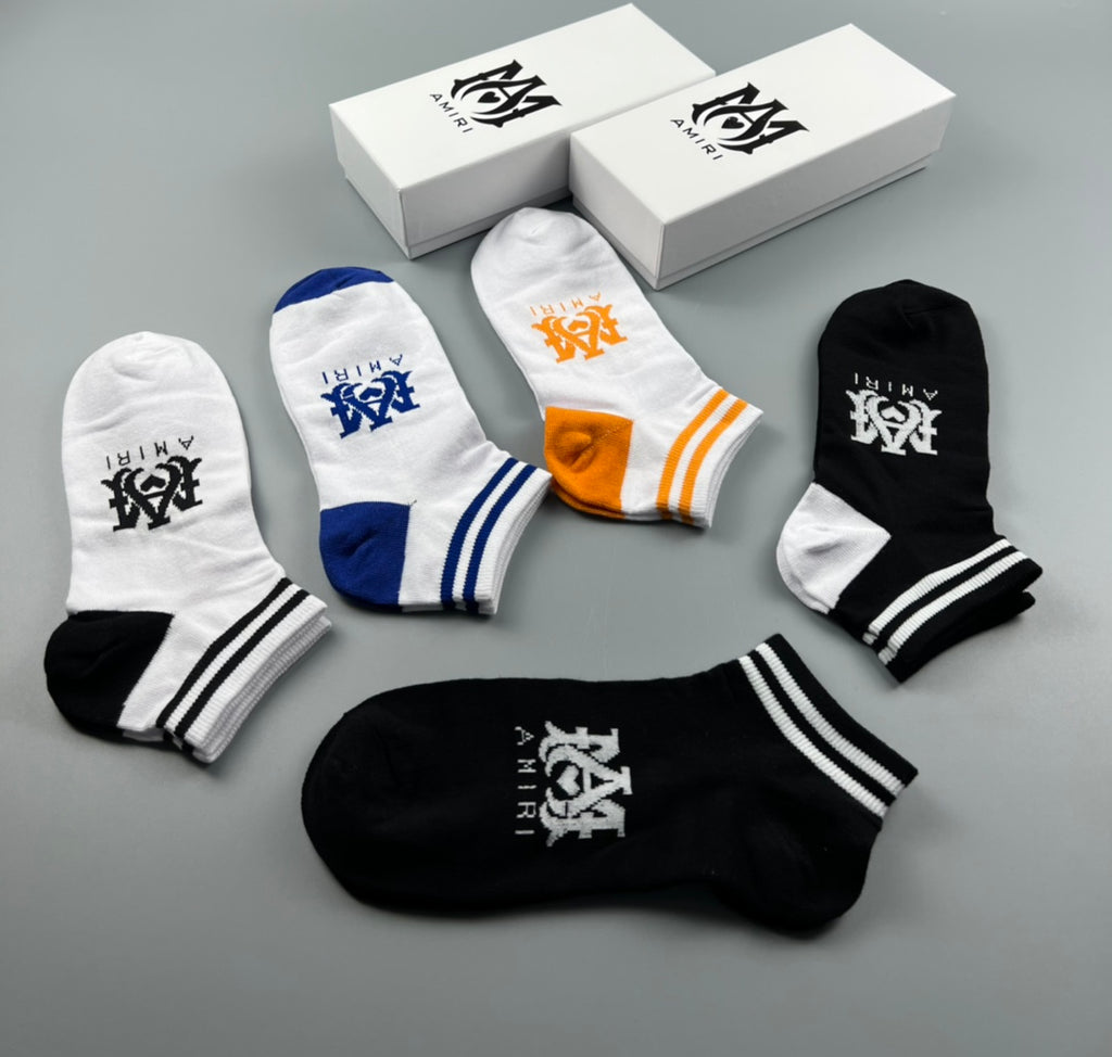Cotton Short Socks - 5-Pair Pack
