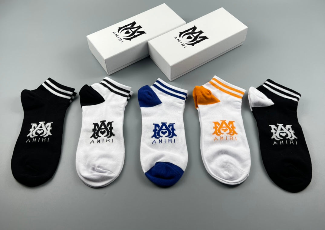 Cotton Short Socks - 5-Pair Pack
