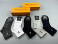 Louis Vuitton Small Initial Details Ankle Socks - 5-Pair Set