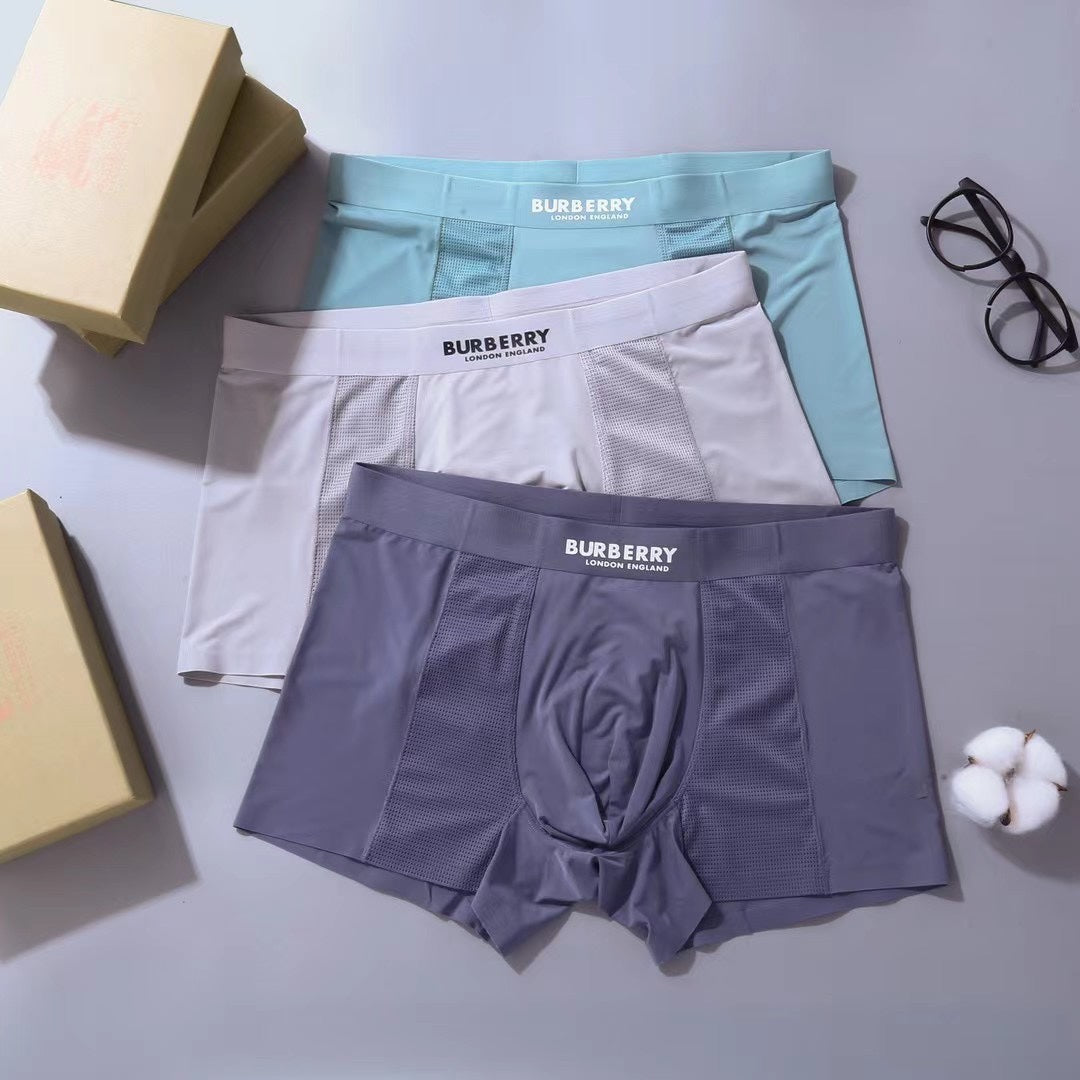 Burberry Cool-Tone Men's Trunk Underwear - 3-Piece Box