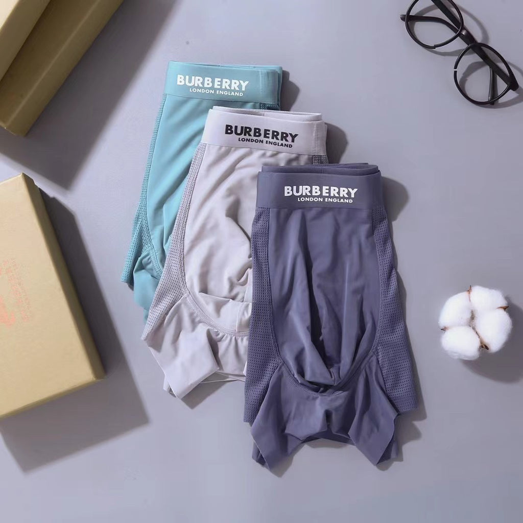 Burberry Cool-Tone Men's Trunk Underwear - 3-Piece Box