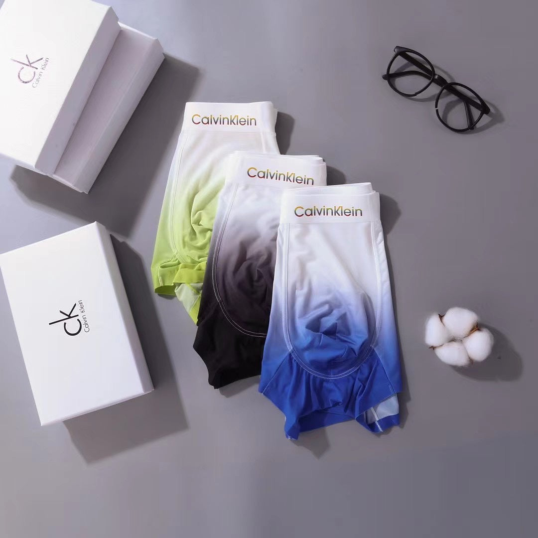 Nylon Blend Men's Boxer Briefs - 3-Piece Box