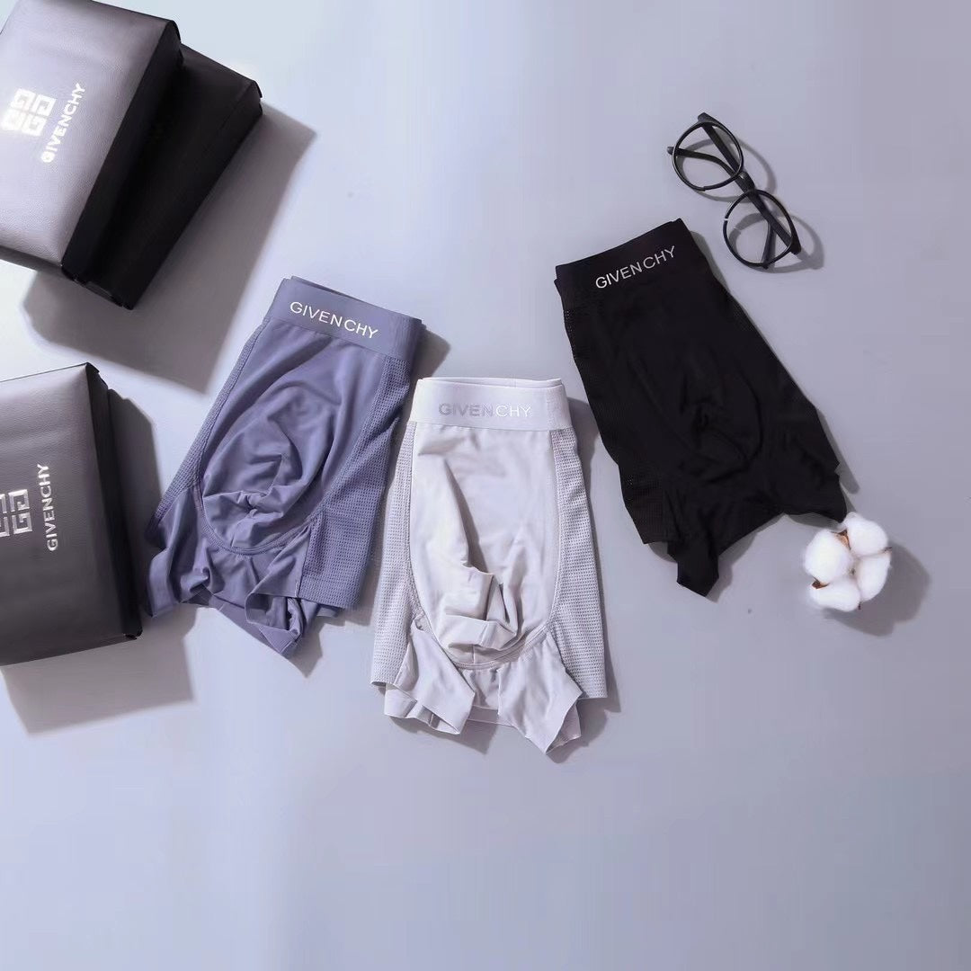 Givenchy Clean Logo Waistbands Men's Boxer Briefs