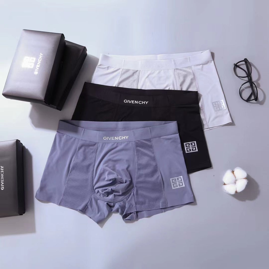 Givenchy Clean Logo Waistbands Men's Boxer Briefs