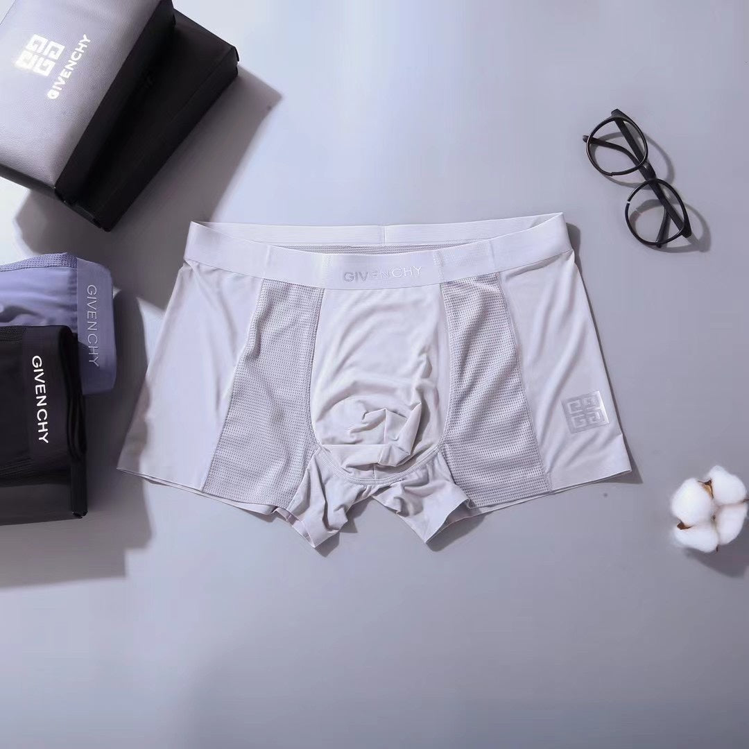 Givenchy Visible Colour, Waistband And Emblem Details Men's Boxer Briefs - 3-Piece Box