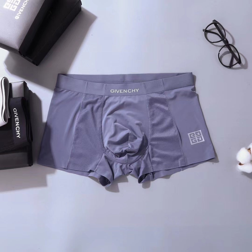 Givenchy Visible Colour, Waistband And Emblem Details Men's Boxer Briefs - 3-Piece Box