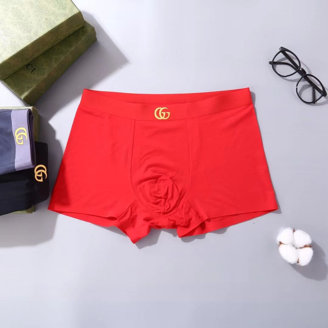 Gucci Small Gold-Tone Emblems Men's Boxer Briefs - 3-Piece Box