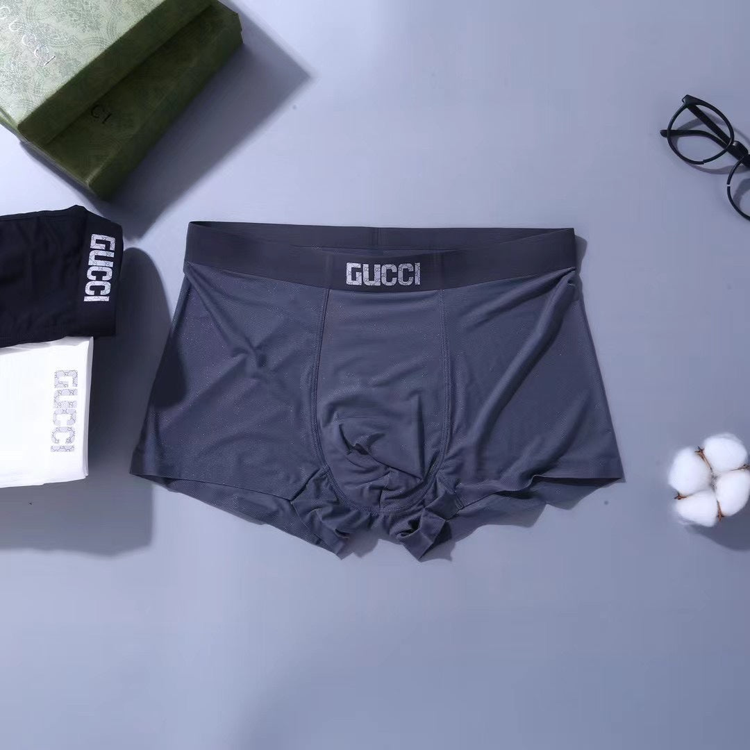 Gucci Nylon Blend Men's Boxer Briefs - 3-Piece Box