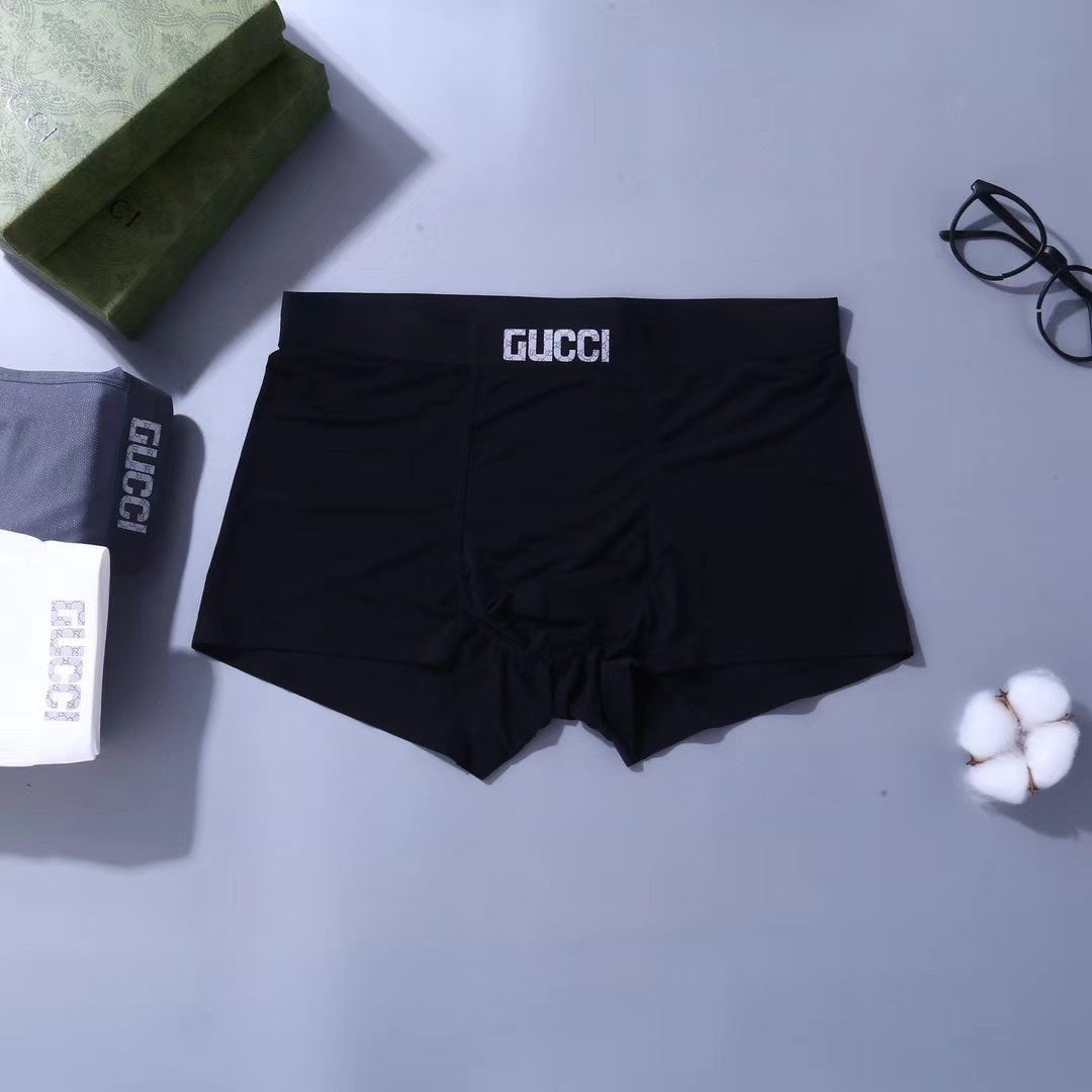 Gucci Clean Wordmark Waistbands Men's Boxer Briefs - 3-Piece Box