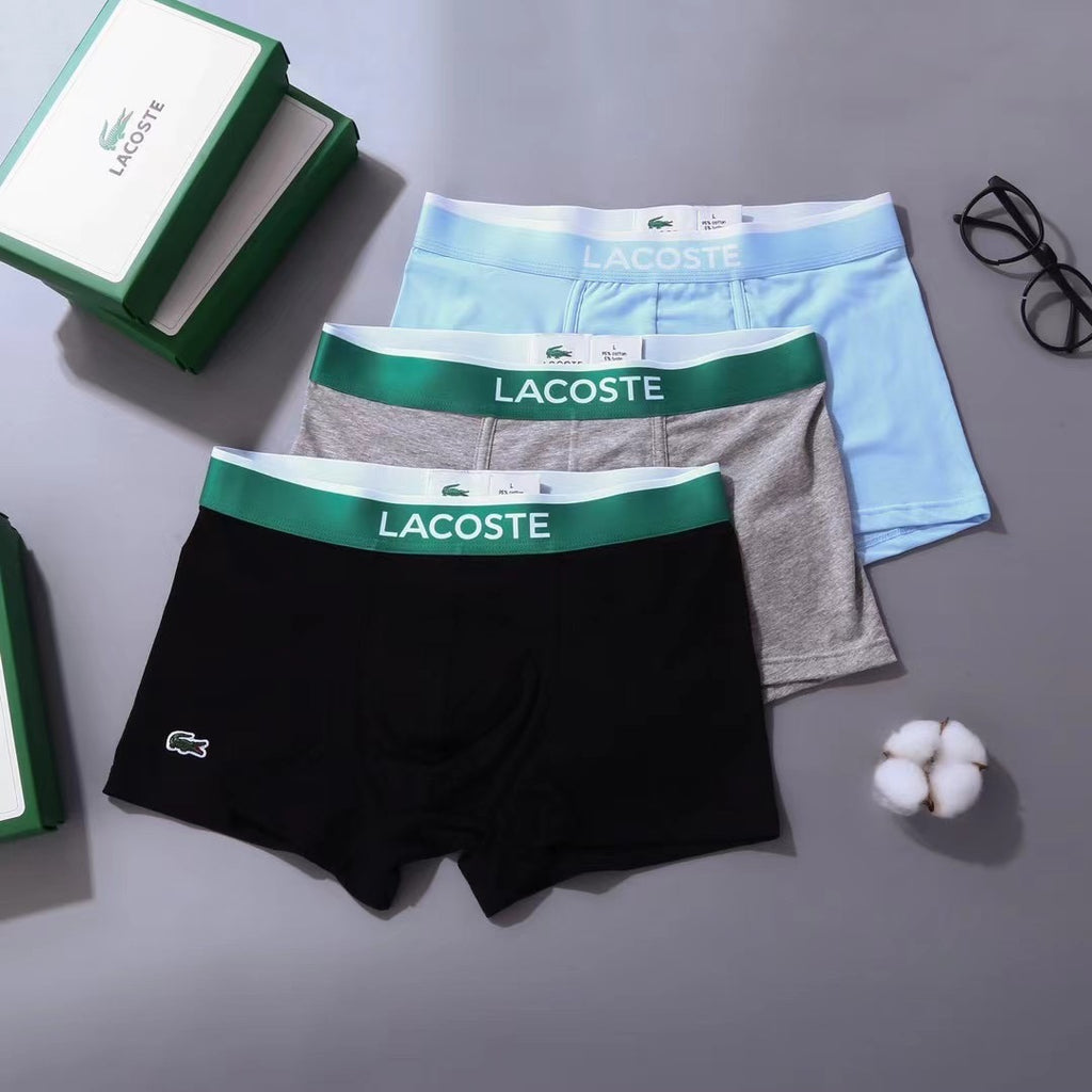 Lacoste Crocodile Details Men's Boxer Briefs